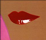 Andy Warhol Wall Art - Page from Lips Book